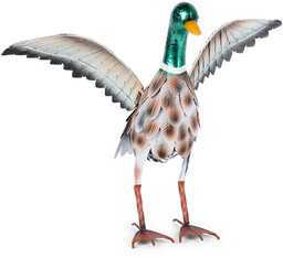 Figurka ogrodowa metalowa kaczor 51,5x24x41 cm
