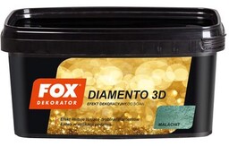 Farba dekoracyjna DIAMENTO 3D malachit 1 l FOX