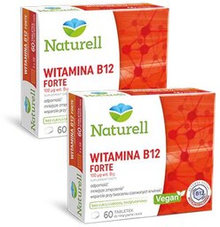 Zestaw 2 x NATURELL Witamina B12 Forte, 60