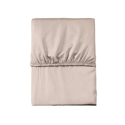 Detexpol Prześcieradło mikrosatynowe 220x200 beżowe jednobarwne z gumką