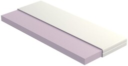 RehaBed Materac piankowy T25-187 cm-78 cm-12 cm