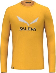 SALEWA Solid Logo Dry M L/S koszulka męska