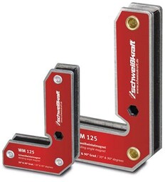 SCHWEISSKRAFT WM 125 Zestaw magnetycznych kątowników spawalniczych, udźwig