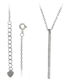 Naszyjnik srebrny Krawatka fn462