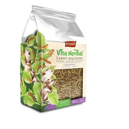 Vita Herbal dla gryzoni, larwy mącznika, 80 g
