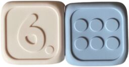 Miękkie kostki edukacyjne sensoryczne Jellystone Designs