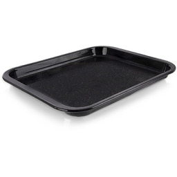 Blacha Emaliowana do pieczenia piekarnika prostokątna niska 41x32x2,5