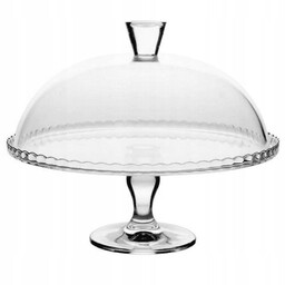 Patera na nodze klosz 32cm Pasabahce ciasto tort
