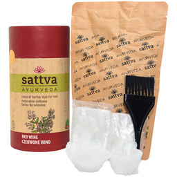 Sattva Naturalna Ziołowa Farba/henna Do Włosów 19 Czerwone