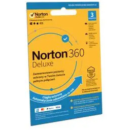 Norton 360 Deluxe 25GB 3 Urządzenia/1 Rok Kod