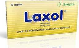 Laxol czopki x12 sztuk