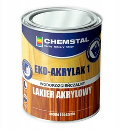 Eko-akrylak Lakier Akrylowy Do Drewna Mat 3L