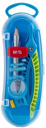 Cyrkiel szkolny z ołówkiem etui M&G niebieski MG-ACS908D3-23872-NIEBIESKI