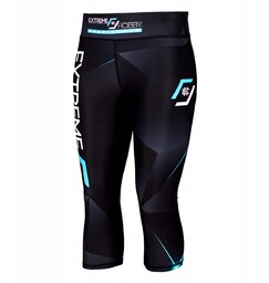 Legginsy do Mma Grapplingu damskie Mt Sport 3/4