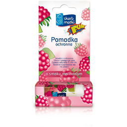 SKARB MATKI_FUN pomadka ochronna o smaku malinowym