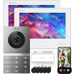 Wideodomofon 2 Monitory WiFi Hilook By Hikvision 2-Żyłowy