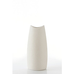 Eurofirany Wazon dekoracyjny 12x7x26 Riso kremowy