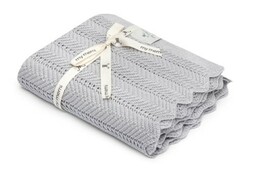 Kocyk bambusowy 80x100 feather light grey my memi