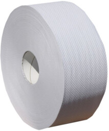 Biały dwuwarstwowy papier toaletowy Merida Optimum długość 210