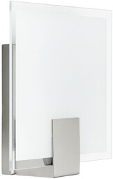 Brilliant Kwadratowa lampa ścienna Sonian 90324/13 biała chrom