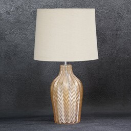 Eurofirany Lampa dekoracyjna 34x59 Gavin 01 beżowa złota