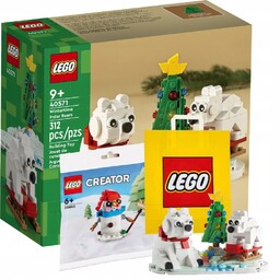 Lego 40571 Zimowe niedźwiedzie Lego 30645 Bałwan Torba