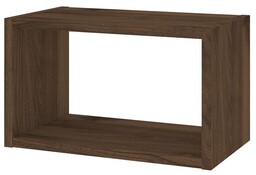 Półka wisząca kostka orzech mat 44 x 25