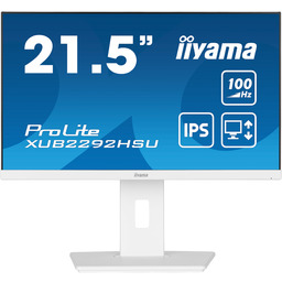 Iiyama Monitor 21.5 XUB2292HSU-W6 Fhd Ips 100Hz Pivot