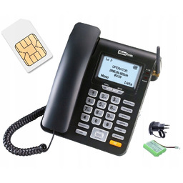 Telefon Stacjonarny Na Kartę sim dla seniora Maxcom
