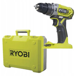 Wiertarko-wkrętarka udarowa 18V, Ryobi R18PD2-0 w walizce