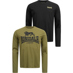 Lonsdale Męska koszulka Ayrshire dwupak