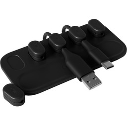 Allity Organizer magnetyczny na kable, ASA-410, czarny