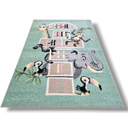 Dywan Funky Top Tom 160x230 miętowy beżowy