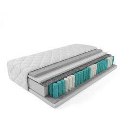 Materac kieszeniowy + Visco - model HAMAL 90x200x19