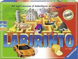 Ravensburger 26793 Labirynt Włochy, gra towarzyska, wersja włoska,