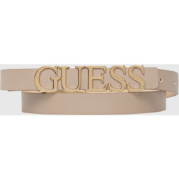 GUESS Beżowy pasek damski Mimina H20