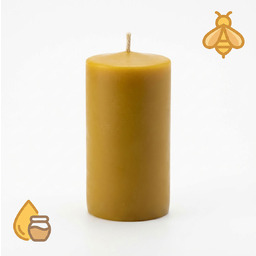 ŚWIECA z 100% WOSKU PSZCZELEGO ręcznie robiona naturalna