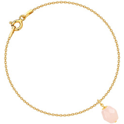 Złota bransoletka awenturyn naturalny