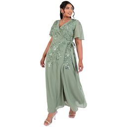 MAYA DELUXE SUKIENKA PLUS SIZE Z KORONKĄ