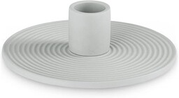 AmeliaHome Świecznik Ceramiczny Kandelabr Pojedyńczy 12x3,5 cm Morab