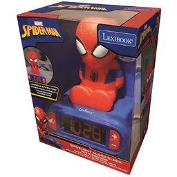 Budzik Cyfrowy Z Lampką Nocną Spider-Man I Efektami