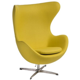Fotel Jajo kaszmir żółty jasny 44 Premiu m
