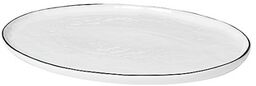 Broste Copenhagen - Talerz porcelanowy owalny Salt M