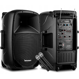 Przenośna Kolumna Estradowa Aktywna Bluetooth Usb Sala Plener