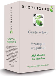 Bioelixire, szampon przeciw wypadaniu włosów "Gęste Włosy", 300ml