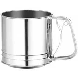 Przesiewacz kubek do przesiewania mąki stalowy 550 g