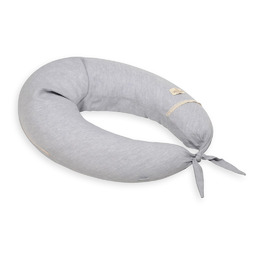 Babymatex Poduszka pozycjonująca Relax Linen 190cm jasna szara
