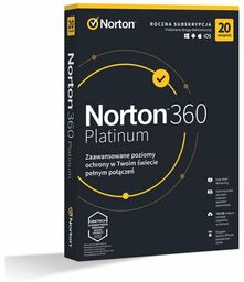 NORTON Antywirus 360 Platinium 100GB 20 URZĄDZEŃ 1