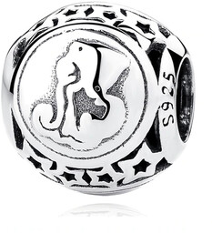 Rodowany srebrny charms do pandora znak zodiaku wodnik