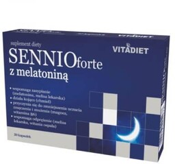 VITADIET SENNIOforte z melatoniną, 30 kapsułek